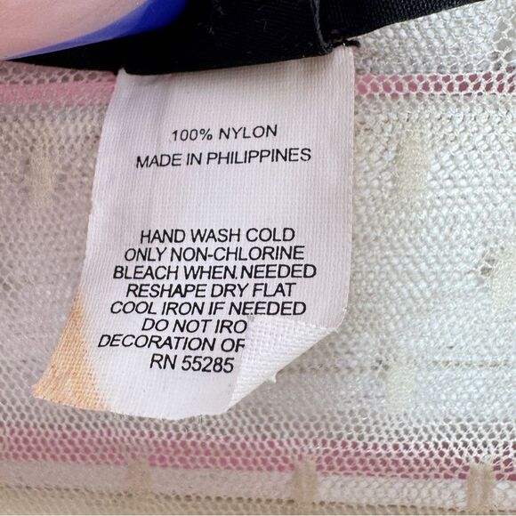 Vintage Express Sheer Lace Mesh Ruffle Coquette Top Blouse Ivory XS Y2K Western - Picture 10 of 12